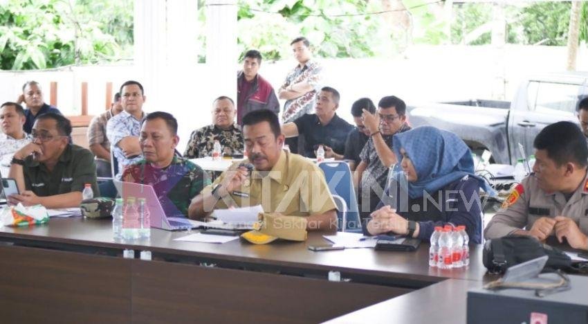 Penangan Bencana, Pemkab Madina Ikuti Rakor Tingkat Menteri