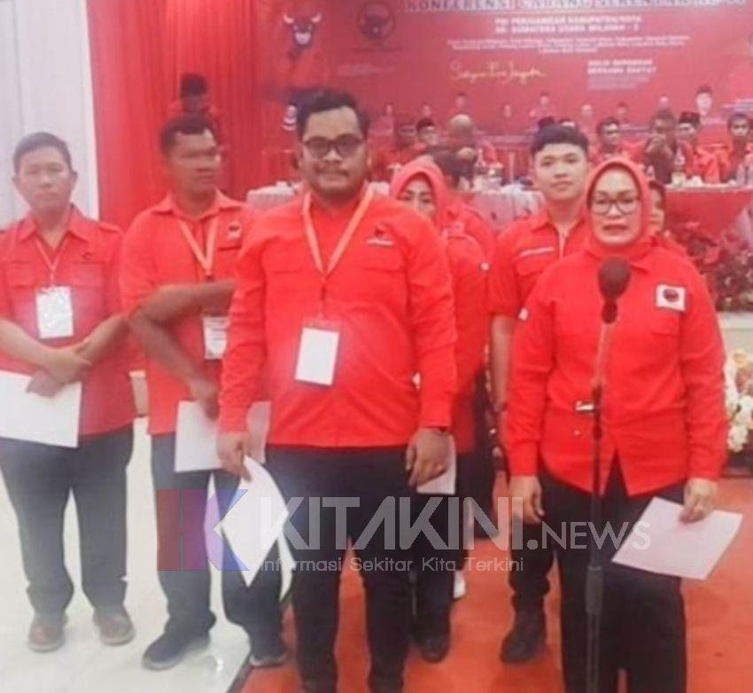 Taty Ariyani Terpilih Kembali Jadi Ketua Nahkodai DPC PDIP Sidimpuan