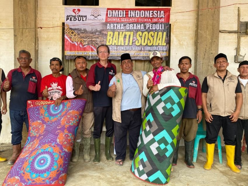 DMDI Indonesia dan Artha Graha Peduli Turunkan Tim dan Bantuan ke Daerah Terdampak Bencana