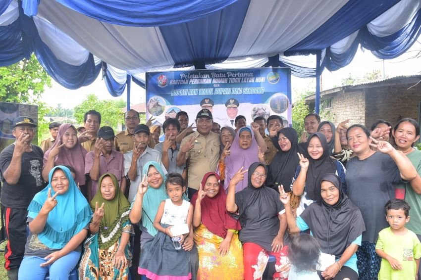 Tahun Ini, Pemkab Deliserdang Bangun & Renov 454 RTLH