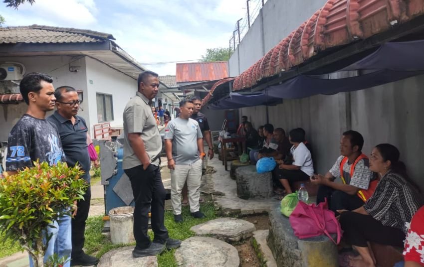 Pasca Banjir, Lapas Sibolga-Tapteng  Dipadati Keluarga Besuk Warga Binaan