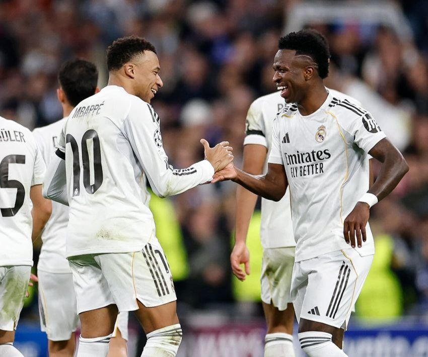 Pesta Gol di Bernabeu! Real Madrid Hancurkan Monaco 6-1, Vinicius Jr Dipuji