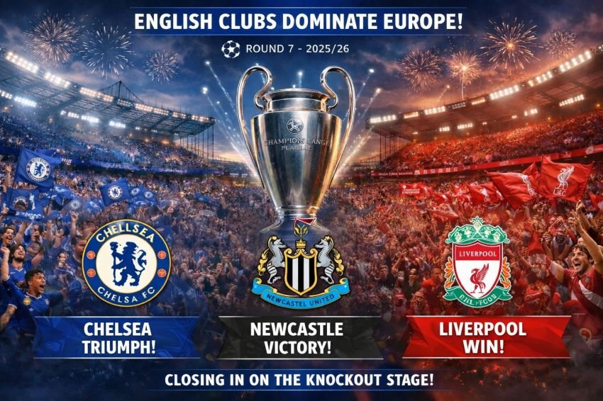 Inggris Menggila di Eropa: Chelsea, Newcastle, dan Liverpool Menang Berkelas