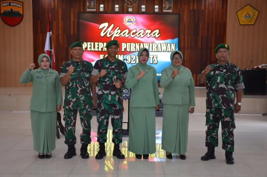 Dandim 0212/Tapsel Pimpin Upacara Tradisi Perwira Purna Tugas, Ini Pesannya