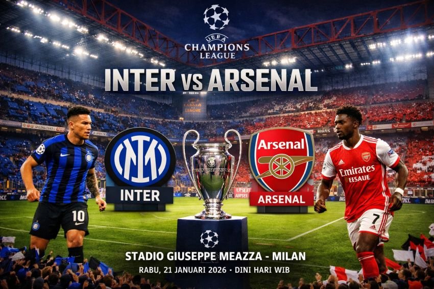 Arteta Tantang Inter, Chivu Siap Hadang Mimpi Arsenal di Liga Champions